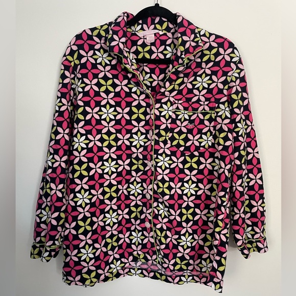 Victoria's Secret Other - Victoria’s Secret Pajama Set Flannel Floral Spring Colorful
